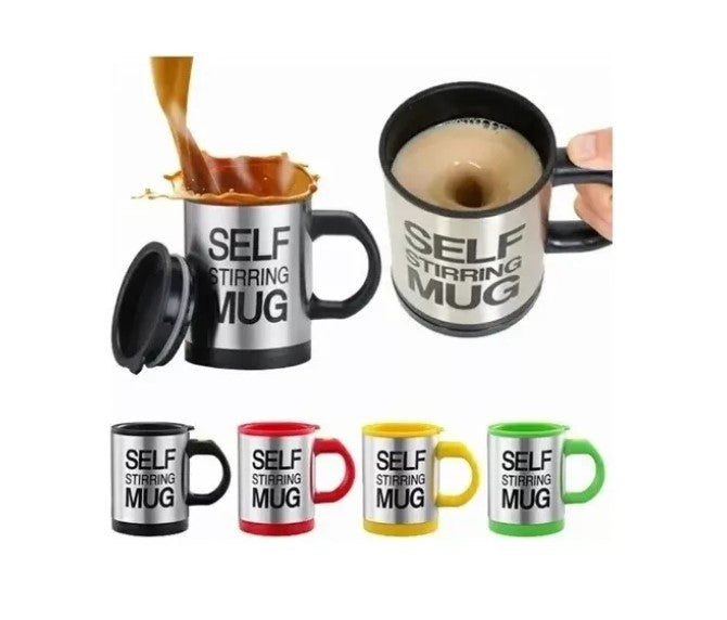 MixMug™ — Taza Revolvedor Automático 400ml