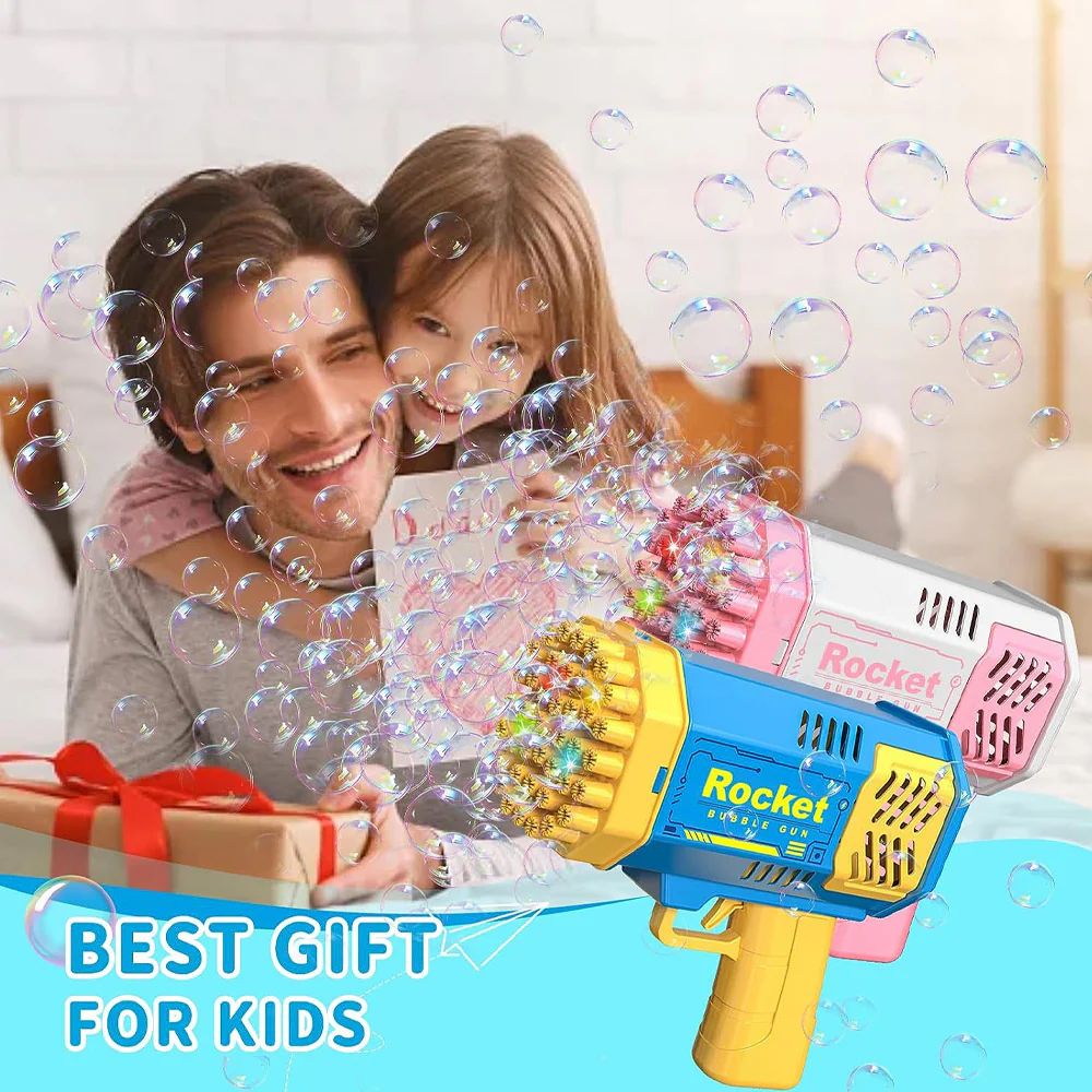 BubbleGun™ pistola de burbujas para fiestas y aire libre