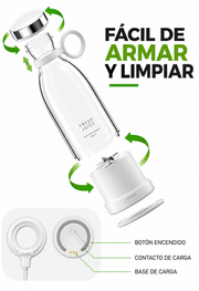 BennyBottle™ mini licuadora portátil — vista lateral